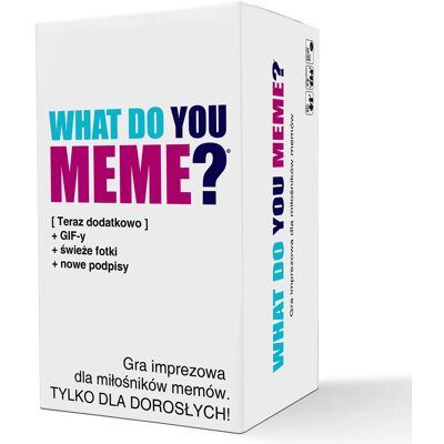 What Do You Meme? Gra Dla Dorosłych - Edycja Polska, Wersja Z Gif-Ami (New), Gra Planszowa, Epee What Do You Meme? Gra Dla Dorosłych - Edycja Polska, Wersja Z Gif-Ami (New), Gra Planszowa, Epee