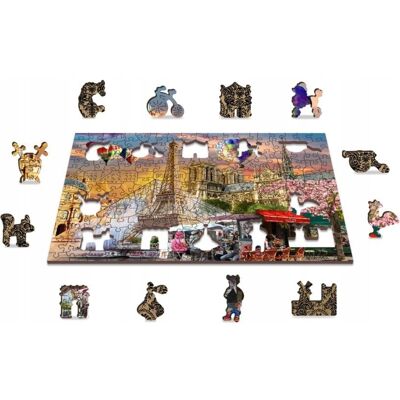 Wooden.City Woodencity Puzzle Z Figurkami Wiosna W Paryżu 200 El. Wooden.City Woodencity Puzzle Z Figurkami Wiosna W Paryżu 200 El.