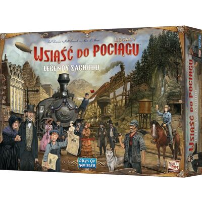 Rebel Wsiąść do Pociągu: Legacy - Legendy Zachodu - Gra planszowa Rebel Wsiąść do Pociągu: Legacy - Legendy Zachodu - Gra planszowa