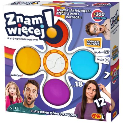 Znam Więcej - Elektroniczna Gra Familijna, Epee Znam Więcej - Elektroniczna Gra Familijna, Epee