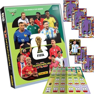 Album Fifa World Cup 2026 Panini Na 720 Kart Piłkarskich + Plansza + Limited + Messi Album Fifa World Cup 2026 Panini Na 720 Kart Piłkarskich + Plansza + Limited + Messi