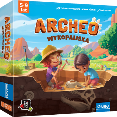 Archeo Wykopaliska, Gra Planszowa, Granna Archeo Wykopaliska, Gra Planszowa, Granna