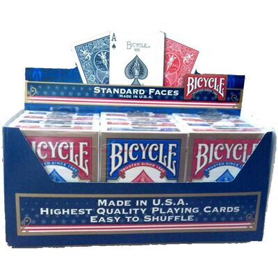 Bicycle 6553514 1 Tuzin Standardowych 12 Talii Pakiet Niebieski I Czerwony Od Amerykańskich Kart Do Gry Bicycle 6553514 1 Tuzin Standardowych 12 Talii Pakiet Niebieski I Czerwony Od Amerykańskich Kart Do Gry
