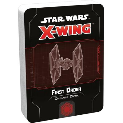 Atomic Fantasy Flight Games - Star Wars X-Wing Second Edition: Star Wars X-Wing: First Order Damage Deck - Miniature Game Atomic Fantasy Flight Games - Star Wars X-Wing Second Edition: Star Wars X-Wing: First Order Damage Deck - Miniature Game