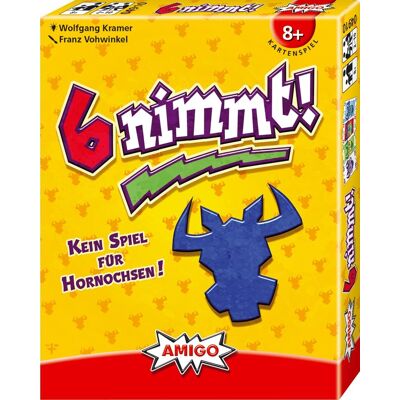 Amigo Gra Karciana 6 Nimmt Dla 2-10 Graczy Od 8 Lat 104 Karty Amigo Gra Karciana 6 Nimmt Dla 2-10 Graczy Od 8 Lat 104 Karty