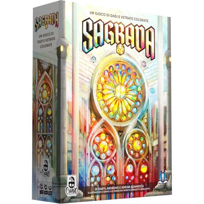 Cranio Creations Gra Rodzinna Sagrada Edycja 2 - Strategiczna Gra W Kości I Kolorowe Witraże Cranio Creations Gra Rodzinna Sagrada Edycja 2 - Strategiczna Gra W Kości I Kolorowe Witraże