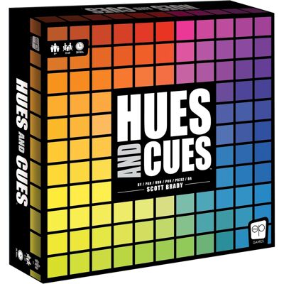 USAopoly Hues And Cues Gra Planszowa Wielojęzyczna 3-10 Graczy 8+ Zgadywanie Kolorów USAopoly Hues And Cues Gra Planszowa Wielojęzyczna 3-10 Graczy 8+ Zgadywanie Kolorów