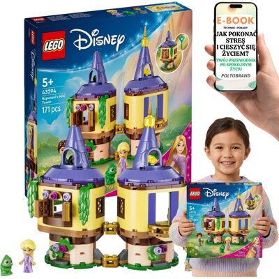 Klocki Lego Disney Wieża Roszpunki Prezent Dla Dziewczynki (43294) + E-Book-1 Klocki Lego Disney Wieża Roszpunki Prezent Dla Dziewczynki (43294) + E-Book-1