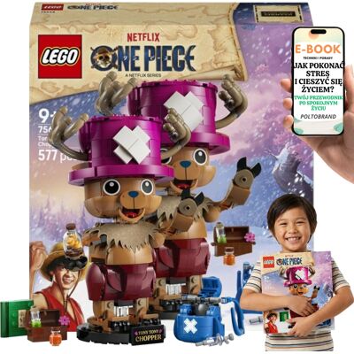 Klocki Lego One Piece Chopper Prezent Dla Fana Anime (75643) + E-Book-1 Klocki Lego One Piece Chopper Prezent Dla Fana Anime (75643) + E-Book-1
