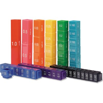 Learning Resources (Uk Direct Account) Ler2509 Learning Resources Fraction Tower Equivalency Cubes, Set Of 51 Learning Resources (Uk Direct Account) Ler2509 Learning Resources Fraction Tower Equivalency Cubes, Set Of 51