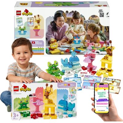 Lego Duplo Gra W Budowanie Zwierzątek (10472) 94 Elementy + E-Book Lego Duplo Gra W Budowanie Zwierzątek (10472) 94 Elementy + E-Book