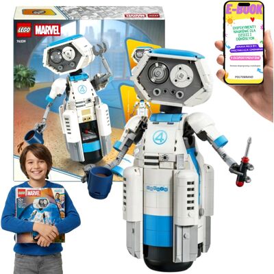 Lego Marvel Fantastyczna Czwórka H.E.R.B.I.E. (76339) Klocki + E-Book Lego Marvel Fantastyczna Czwórka H.E.R.B.I.E. (76339) Klocki + E-Book