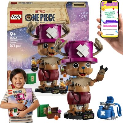 Lego One Piece Tony Tony Chopper (75643) Klocki + E-Book Lego One Piece Tony Tony Chopper (75643) Klocki + E-Book
