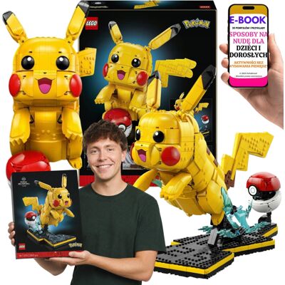 Lego Pokemon Pokémon Pikachu I Pokeball • Na Mikołajki I Urodziny (72152) + E-Book-3 Lego Pokemon Pokémon Pikachu I Pokeball • Na Mikołajki I Urodziny (72152) + E-Book-3