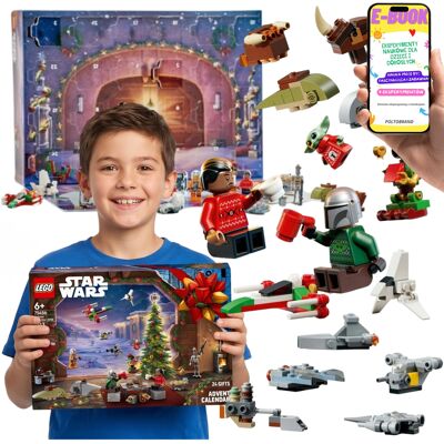 Lego Star Wars Kalendarz Adwentowy 2026 • 24 Prezenty • 293 El. Prezent Na Adwent Święta (75456) + E-Book Lego Star Wars Kalendarz Adwentowy 2026 • 24 Prezenty • 293 El. Prezent Na Adwent Święta (75456) + E-Book
