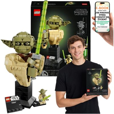 Prezent Lego Star Wars Popiersie Yody 399 El. 18 Lat (75438) + E-Book-1 Prezent Lego Star Wars Popiersie Yody 399 El. 18 Lat (75438) + E-Book-1