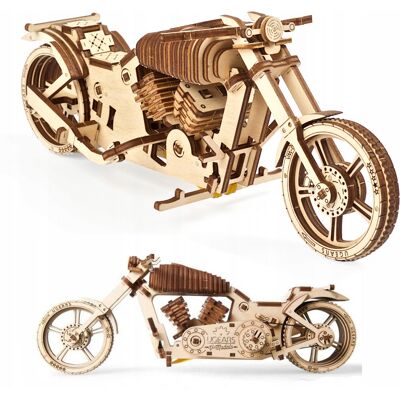 Ugears Puzzle 3d Motocykl Motor Chopper Z Drewna Mechaniczny Model Konstrukcyjny Diy Ugears Puzzle 3d Motocykl Motor Chopper Z Drewna Mechaniczny Model Konstrukcyjny Diy