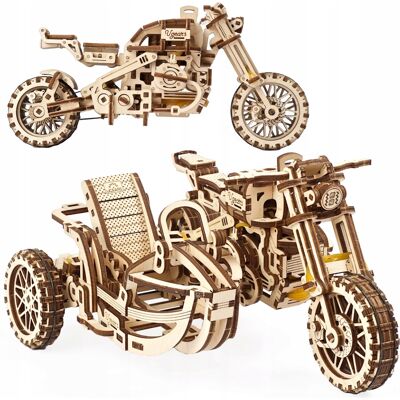 Ugears Puzzle 3d Motocykl Motor Scrambler Z Drewna Mechaniczny Model Konstrukcyjny Diy Ugears Puzzle 3d Motocykl Motor Scrambler Z Drewna Mechaniczny Model Konstrukcyjny Diy