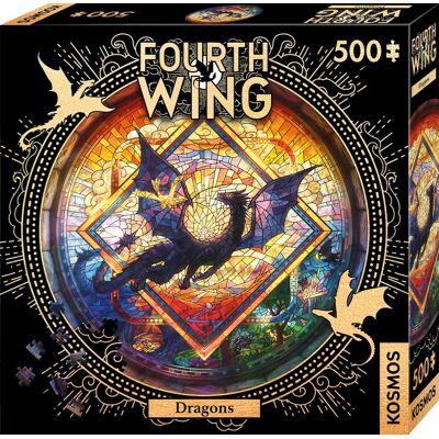 Kosmos Puzzle Fourth Wing - Dragons 500 Elementów Dla Fanów Romantasy Kosmos Puzzle Fourth Wing - Dragons 500 Elementów Dla Fanów Romantasy