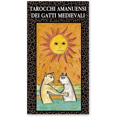 MODIANO Ręcznie Malowana Talia Kart Tarot 78 Sztuk Średniowieczne Zwierzęta MODIANO Ręcznie Malowana Talia Kart Tarot 78 Sztuk Średniowieczne Zwierzęta