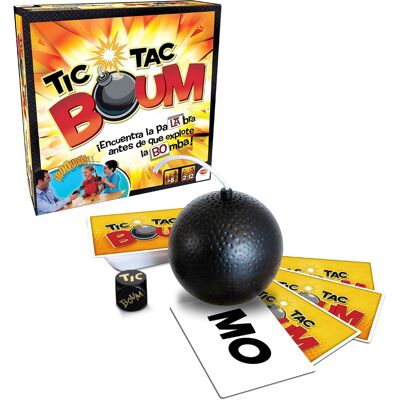 BIZAK Tic Tac Boum Gra Planszowa Dla Dzieci 8+ Na Słowa, 110 Kart, Kostka BIZAK Tic Tac Boum Gra Planszowa Dla Dzieci 8+ Na Słowa, 110 Kart, Kostka