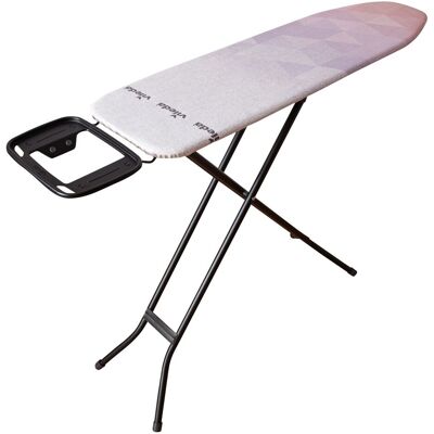 Deska do prasowania Vileda Diamond S kompaktowa blat 114x33 cm pokrowiec tytanowy OEKO-TEX regulacja wysokości 71-90 cm nogi 22 mm TÜV GS Deska do prasowania Vileda Diamond S kompaktowa blat 114x33 cm pokrowiec tytanowy OEKO-TEX regulacja wysokości 71-90 cm nogi 22 mm TÜV GS