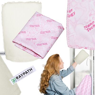 Raypath Zestaw Rękawica Biała na mokro Sunbeam Różowy do Czyszczenia Domu Raypath Zestaw Rękawica Biała na mokro Sunbeam Różowy do Czyszczenia Domu