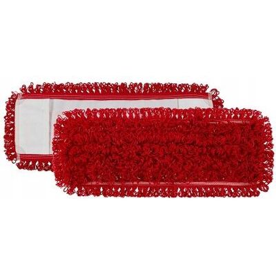 Mop z mikrofazy płaski kieszeń czerwony 40 cm TTS Mop z mikrofazy płaski kieszeń czerwony 40 cm TTS