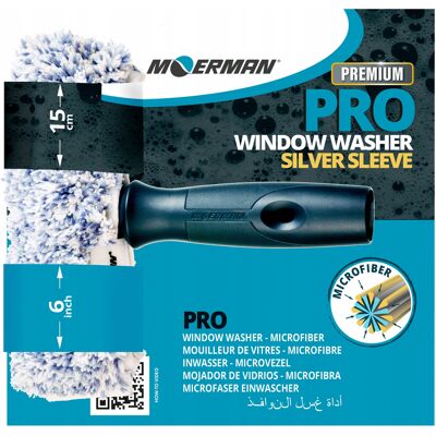 Myjka Do Okien Moerman Pro Window Washer Silver Sleeve 15cm Myjka Do Okien Moerman Pro Window Washer Silver Sleeve 15cm