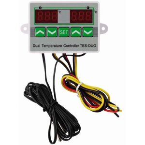 ADELID Termostat Elektroniczny Regulator Temperatury 12V AC Podwójny Sondy TES-DUO-12V ADELID Termostat Elektroniczny Regulator Temperatury 12V AC Podwójny Sondy TES-DUO-12V