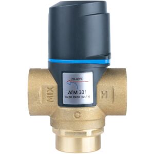 AFRISO Termostatyczny zawór mieszający ATM 331 DN20 RP3/4' zakres temperatury 20-43 st C, Kvs 1,6 m3/h AFRISO Termostatyczny zawór mieszający ATM 331 DN20 RP3/4' zakres temperatury 20-43 st C, Kvs 1,6 m3/h
