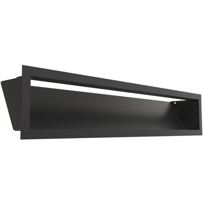Kratki Kratka wentylacyjna kominkowa LUFT 12x60 czarna Slim Kratki Kratka wentylacyjna kominkowa LUFT 12x60 czarna Slim