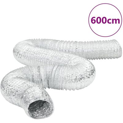 vidaXL Kanał wentylacyjny aluminiowy 6 m Ø12,5 cm - Kanał wentylacyjny vidaXL Kanał wentylacyjny aluminiowy 6 m Ø12,5 cm - Kanał wentylacyjny