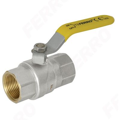 Ferro Zawór Kulowy Gazowy 1 1/2' Gw-Gw Typ G61 Ferro Zawór Kulowy Gazowy 1 1/2' Gw-Gw Typ G61