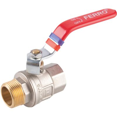 Ferro Zawór Kulowy Gw-Gz Z Dźwignią, 2', F-Power Ferro Zawór Kulowy Gw-Gz Z Dźwignią, 2', F-Power