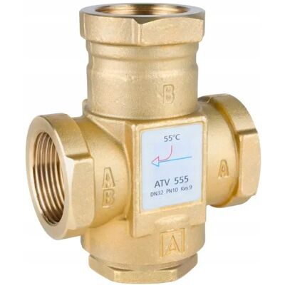 Zawór Temperaturowy Atv 555 Dn32 Gw 5/4 Cal Kvs 9 M³/h Afriso 55°c Do Kotła Zawór Temperaturowy Atv 555 Dn32 Gw 5/4 Cal Kvs 9 M³/h Afriso 55°c Do Kotła