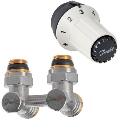 Danfoss Zestaw 2-elementow RA kątowy Panda RAS-C + zawór RLV-KS 1/2' (Buderus) Danfoss Zestaw 2-elementow RA kątowy Panda RAS-C + zawór RLV-KS 1/2' (Buderus)
