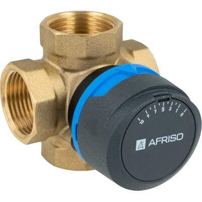 AFRISO 4-Drogowy Obrotowy Zawór Mieszający Arv 484 Proclick, Dn25, Rp1', Kvs 9 M3/ AFRISO 4-Drogowy Obrotowy Zawór Mieszający Arv 484 Proclick, Dn25, Rp1', Kvs 9 M3/