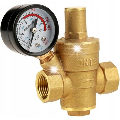 Reduktor Ciśnienia Wody Ibo Z Manometrem Afriso 3/4' Dn20 Regulator 1-6 Bar Reduktor Ciśnienia Wody Ibo Z Manometrem Afriso 3/4' Dn20 Regulator 1-6 Bar