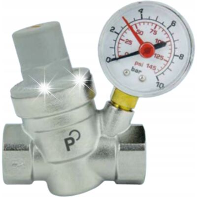 PERFEXIM Reduktor Regulator Zawór Redukcyjny Ciśnienia Wody Z Ciśnieniomierzem 1' PERFEXIM Reduktor Regulator Zawór Redukcyjny Ciśnienia Wody Z Ciśnieniomierzem 1'