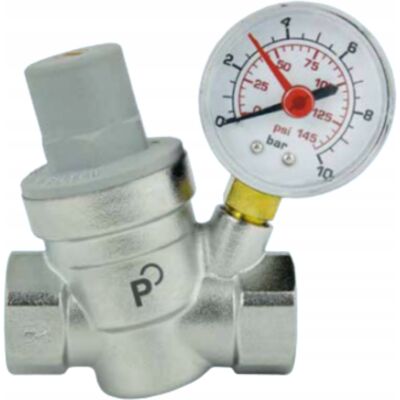PERFEXIM Reduktor Regulator Zawór Redukcyjny Ciśnienia Wody Z Ciśnieniomierzem 3/4' PERFEXIM Reduktor Regulator Zawór Redukcyjny Ciśnienia Wody Z Ciśnieniomierzem 3/4'