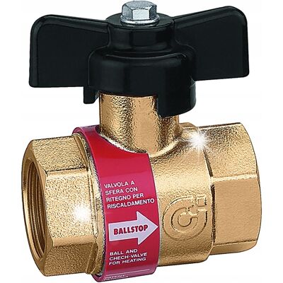 Zawór Kulowy Z Zaworem Zwrotnym Ballstop Caleffi 3/4 Cala Zawór Kulowy Z Zaworem Zwrotnym Ballstop Caleffi 3/4 Cala