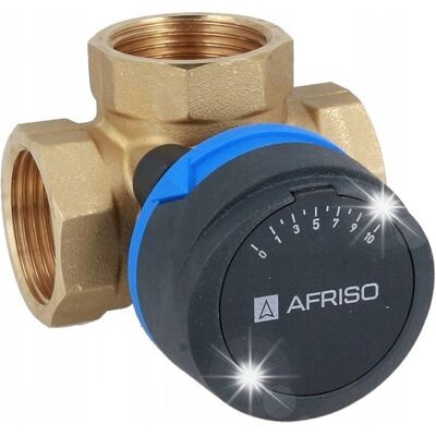 Zawór Mieszający 3-Drogowy Afriso Arv 384 Vario Pro Click 1 Cal Dn25 Zawór Mieszający 3-Drogowy Afriso Arv 384 Vario Pro Click 1 Cal Dn25