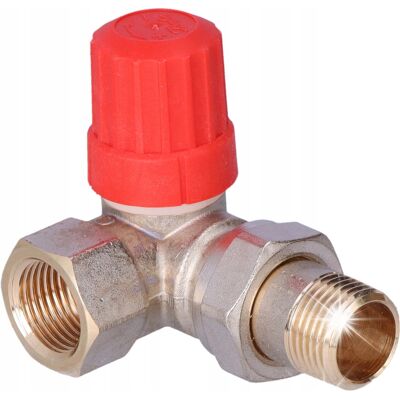 Danfoss Zawór Termostatyczny Ra-N Trójosiowy Lewy Dn15 1/2' Z Nastawą Wstępną 10bar Danfoss Zawór Termostatyczny Ra-N Trójosiowy Lewy Dn15 1/2' Z Nastawą Wstępną 10bar
