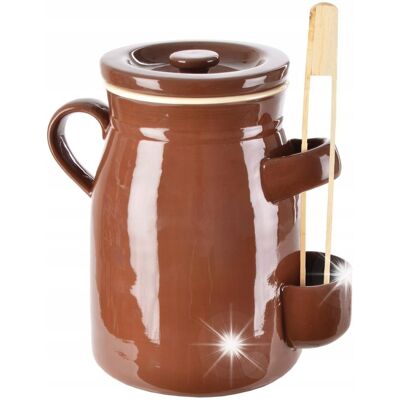 Orion Garnek Do Kiszenia Ogórków Kapusty Ceramiczny Kamionka Z Pokrywą 2,5l Orion Garnek Do Kiszenia Ogórków Kapusty Ceramiczny Kamionka Z Pokrywą 2,5l