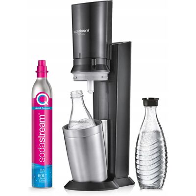 Inny producent Saturator Do Wody Sodastream Crystal 3.0 +nabój Co2+szklana Karafka Butelka Syfon Do Napojów Gazowanych, Urządzenie Do Gazowania Napojów Inny producent Saturator Do Wody Sodastream Crystal 3.0 +nabój Co2+szklana Karafka Butelka Syfon Do Napojów Gazowanych, Urządzenie Do Gazowania Napojów