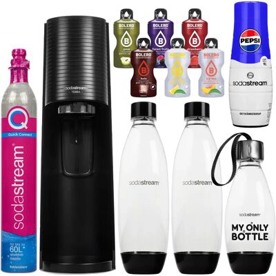 Saturator Do Wody Sodastream Terra - Czarny Ekspres Do Gazowania 3 Butelki Bez Bpa Syrop Pepsi Saszetki Bolero Saturator Do Wody Sodastream Terra - Czarny Ekspres Do Gazowania 3 Butelki Bez Bpa Syrop Pepsi Saszetki Bolero