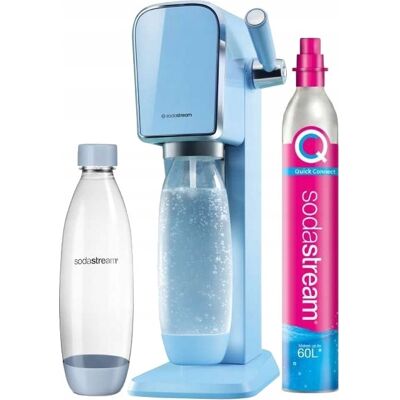 Saturator Sodastream Art Niebieski Jedna Butelka + Nabój Do Gazowania Wody Saturator Sodastream Art Niebieski Jedna Butelka + Nabój Do Gazowania Wody