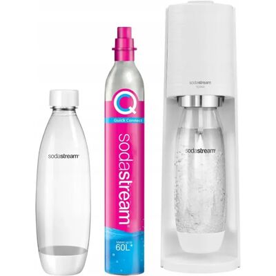 Saturator Sodastream Terra Butelka Nabój Biały Saturator Sodastream Terra Butelka Nabój Biały