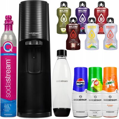Inny producent Saturator Sodastream Terra Jedna Butelka + Pepsi Mirinda 7up + Saszetki Gazowanie Wody, Urządzenie Do Napojów Gazowanych, Zestaw Smaków Inny producent Saturator Sodastream Terra Jedna Butelka + Pepsi Mirinda 7up + Saszetki Gazowanie Wody, Urządzenie Do Napojów Gazowanych, Zestaw Smaków